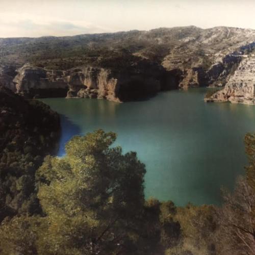 A szálláshely kívülről, Rails del Temple in Castellote