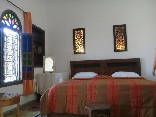 1 double bed