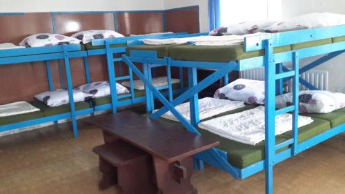 2 twin beds, 8 bunk beds