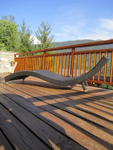 Balcony/terrace, Chalet Les Jumelles in Les Allues