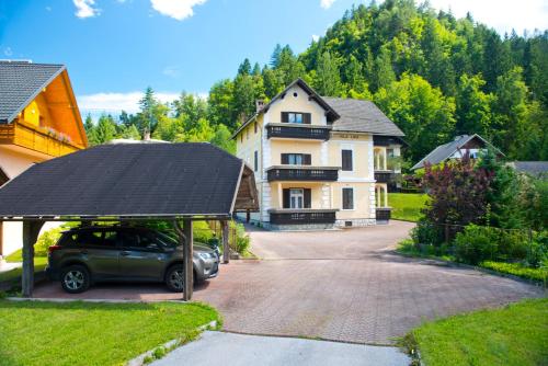 Unterkunft von außen, Vila Lipa in Bled