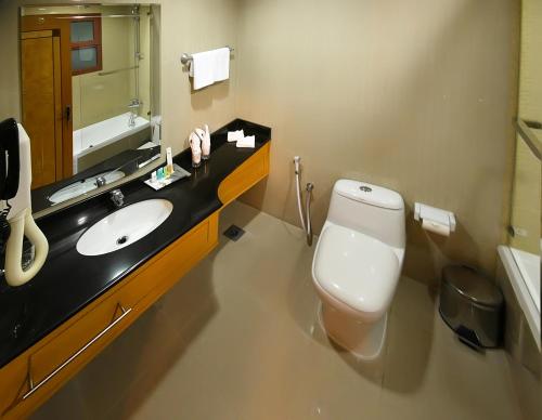 Bathroom, Marco Polo Hotel in Al Hoora