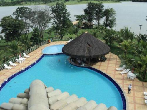 Úszómedence, Pontal do Lago Flat in Parque Termas de Caldas