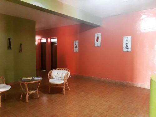 Empfangshalle, Pensão Asa Branca (Pensao Asa Branca) in Assomada