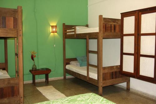 1 double bed, 4 bunk beds