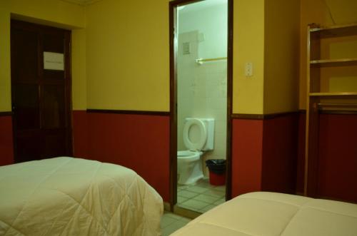 Badezimmer, Hostal Pachamama in Sucre