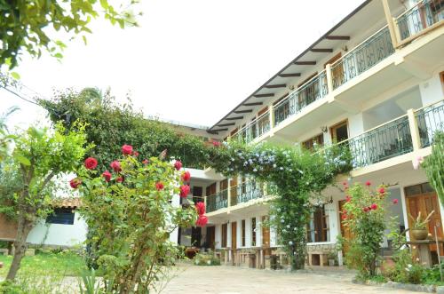 A szálláshely kívülről, Hostal Pachamama in Sucre Városközpont