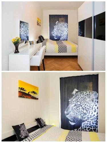 Yellow apartment few steps from metro, Prague