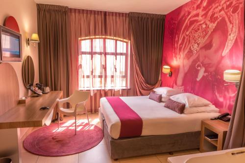 1 double bed