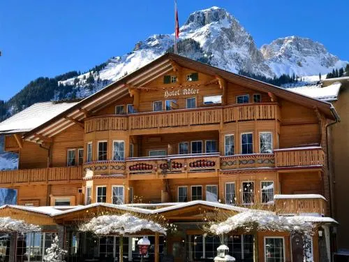 Chalet Hotel Adler in Kandersteg, Schweiz