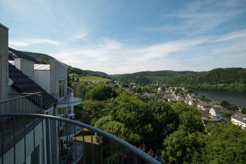 Rursee-Panorama in Simmerath, Deutschland