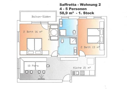 Two-Bedroom Apartment (4-5 Adults)