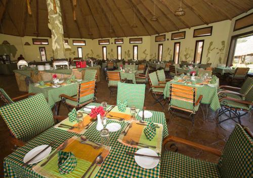 Étterem, AA Lodge Amboseli in Amboseli Nemzeti Park
