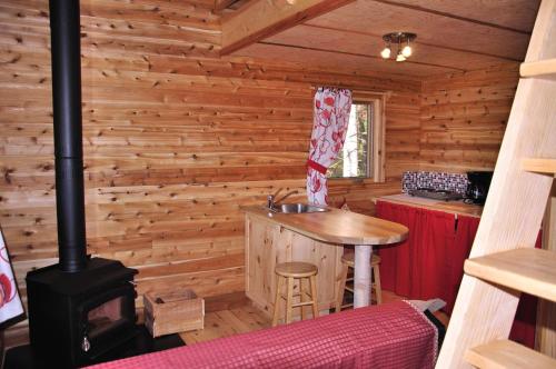 Les Cabanes du Trappeur avec spa et sauna in Wentworth-Nord (QC)