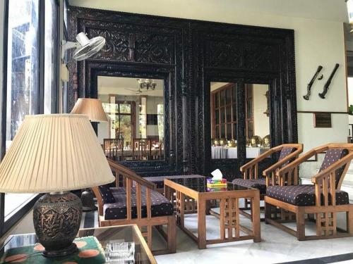 Shared lounge/TV area, Rock City Resort in Mingora