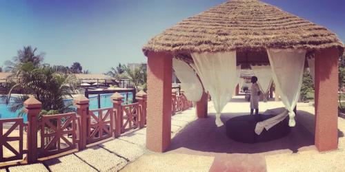 Restaurant, Seafront Residences in Bijilo