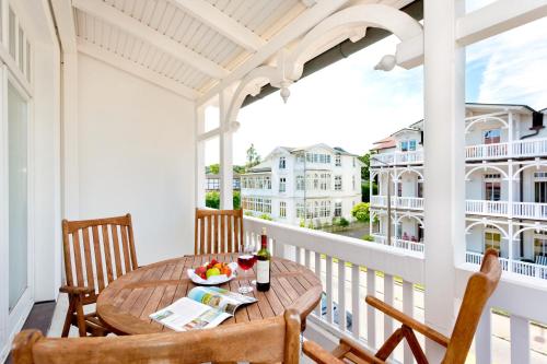 balkon/terras, Hotel Villa Belvedere in Ostseebad Binz