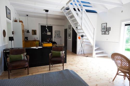 Shared lounge/TV area, Sdr. Bork in Sonder Bork