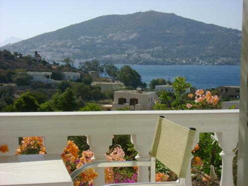 Balkong/terasse, Angelika near Leros kommunale lufthavn