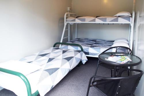 Lake Ruataniwha Holiday Park Room Type -  Budget Quadruple Cabin with shared facilities