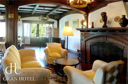 صالة مشتركة/ منطقة التلفزيون, Gran Hotel La Cumbre in La Cumbre