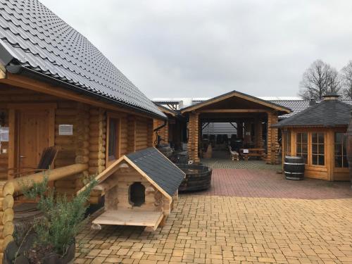 Wellness Hütte am Zwenkauer See bei Leipzig in Zwenkau, Deutschland