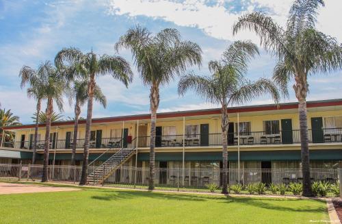 A szálláshely kívülről, Motel Riverina in Leeton