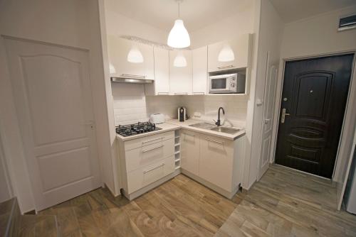 keittiö, Panorama City Apartman in Ispitaalja