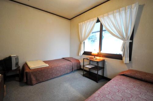 ペンション リスの小屋ツインルーム　共用バスルーム　