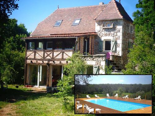 B&B Marcilhac-sur-Célé - Gite 10 personnes - Bed and Breakfast Marcilhac-sur-Célé