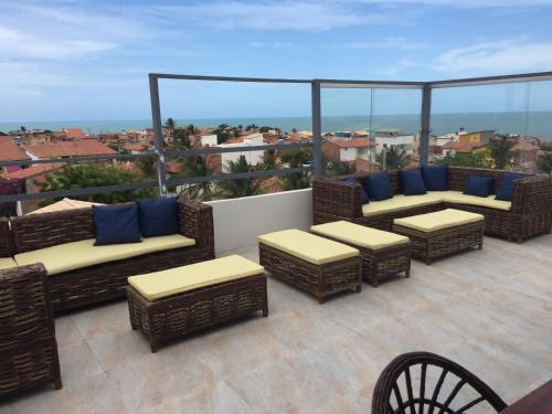 Erkély/terasz, Pousada Villa Calango in Canoa Quebrada