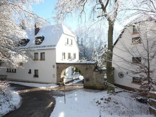 Grünlasmühle in Brand, Deutschland
