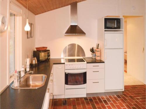 keittiö, Holiday Home Søren Gades Mark Blavand Vi in Oksby