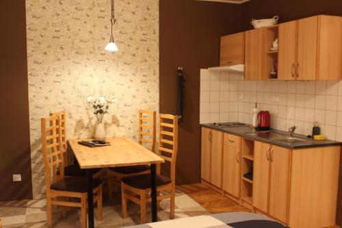 Küche, Ubytovani U Morisse in Stare Mesto Pod Sneznikem