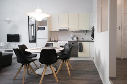 Kitchen, Innotelli Apartments in Kurkimäki