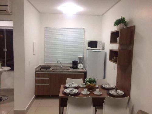 Kitchen, ENCONTRO DAS AGUAS THERMAS RESORT in Res. Alto da Boa Vista