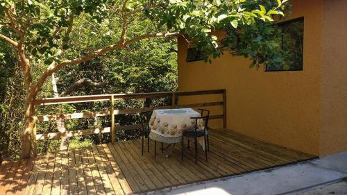 Garden, Casa tranquila perto da Joaquina in Joaquina Beach