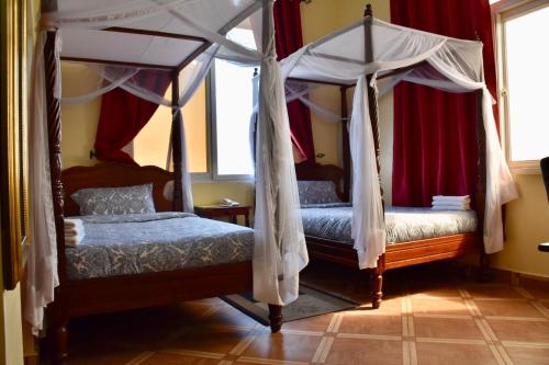 Zimmer mit 2 einzelbetten, superior, stadtblick