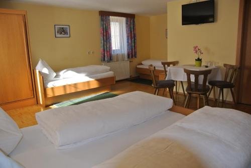 1 queen bed, 2 twin beds