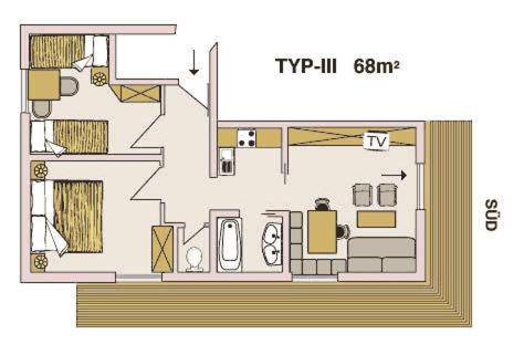 Standard Two-Bedroom Apartment (4 Adults)
