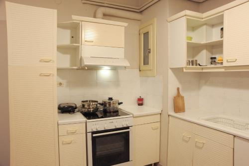 廚房, Spyrou Studios & Apartments in 阿諾萊高尼亞