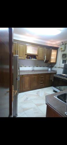 Konyha, Al Tajouri Apartment in Cairo near Ben Ezra Zsinagóga