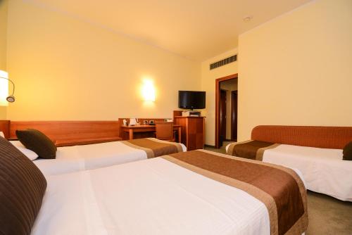 1 king bed, 1 sofa bed