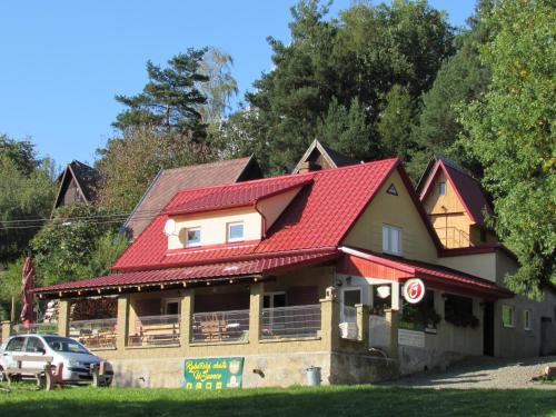 入口, Rybarska Chata U Sumce in 斯特日布羅