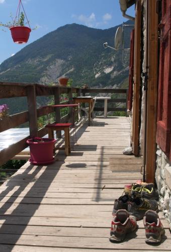 Erkély/terasz, Au Bout De La Route in Prads-Haute-Bleone