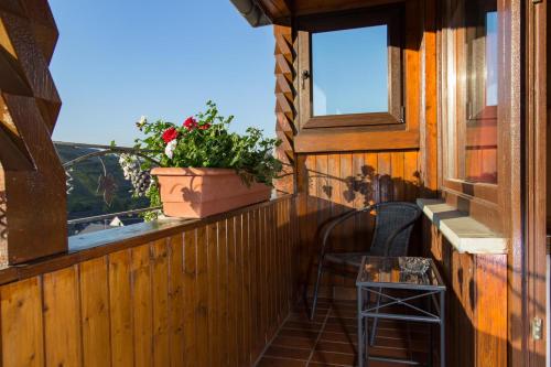 Balkons/terase, Bed & Breakfast Sandra Müller (Bed & Breakfast Sandra Muller) in Burg (Mosel)