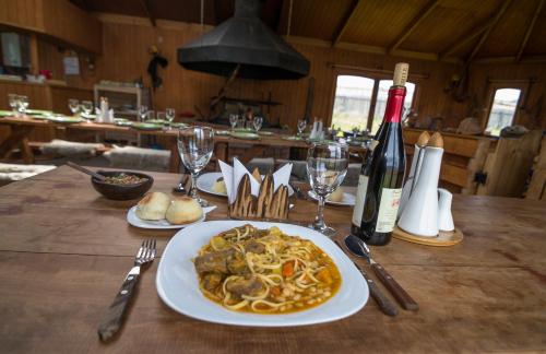 Ételek és italok, Estancia Dos Elianas in Torres Del Paine