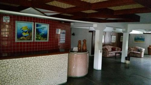 ล็อบบี้, Flat Condominio Gaivotas Alcobaça BA a 100 metros do mar (Flat Condominio Gaivotas Alcobaca BA a 100 metros do mar) in อัลโกบากา