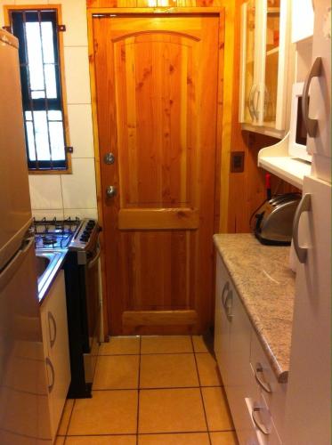 keuken, Cabanas Rukanarki in Quetroleufu