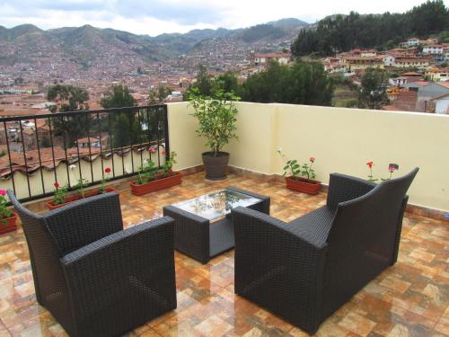 Apartment with Terrace room in Best View apartment downtown Cusco